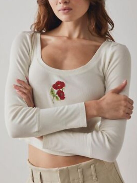 Free People Tops - Free People At The Park Long Sleeve Top : Small
